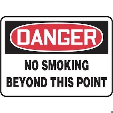Accuform OSHA DANGER Safety Sign NO SMOKING MSMK019XL MSMK019XL